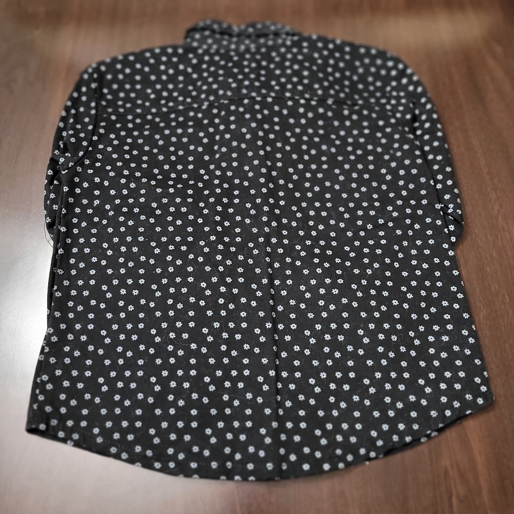 JESSICA SIMPSON GIRLS NWT SIZE 4 BLACK DAISY DENIM JACKET - Picture 9 of 12